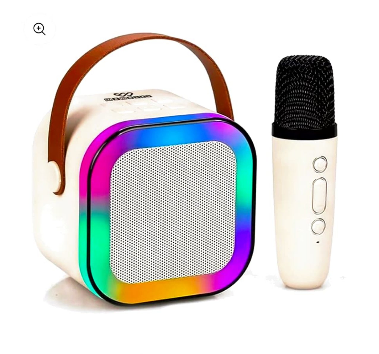 Wembley Rechargeable Karaoke Microphone with Speaker – Wireless Bluetooth Mini Portable Mic with LED Lights | Fun Singing Toy & Birthday Gift for Kids, Boys, Girls & Adults